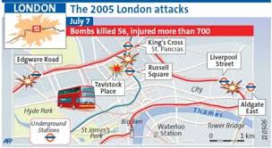 Newscast with a shaky video of screaming commuters, an ambulance siren howling in the background. 7 7 Inside The London Bombings The Star