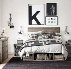 Complementary wall art and a red, white, and navy scheme gives the view image. Emmett Storage Platform Bed Modern Boys Rooms Boys Bedroom Furniture Boys Bedroom Modern