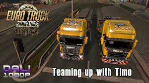 Ets 2 Multiplayer Teaming Up With Timo With Commentary Just Another Day At The Mobile Office Ets2 Multiplayer Simulati Mobile Office Teams Simulation