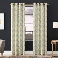 Half price drapes, over 1 million windows decorated. Scott Living Drake Mid Century Geometric Semi Sheer Grommet Single Curtain Panel Reviews Wayfair