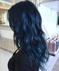 Change the tone of the hair (i.e. Dark Blue Hair Color Ideas And Images Hair Color For Black Hair Blue Ombre Hair Midnight Blue Hair
