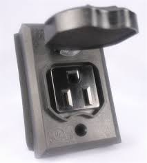 Add On Lamp Post Outlet Black