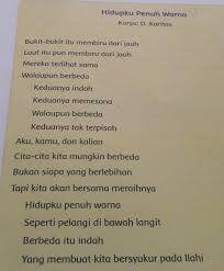 We did not find results for: Soal 1 Apa Judul Puisi Tersebut Siapakah Pengarangnya 2 Apakah Yang Kamu Bayangkan Ketika Kamu Brainly Co Id