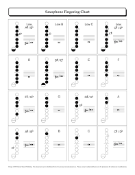 Rare Alto Saxophone Fingering Chart Pdf Alto Saxophone