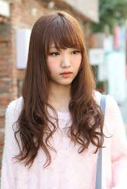 Cute Korean Hairstyle For Long Hair Hairstyles Weekly Long Hair Styles Long Hair With Bangs Long Hair Girl