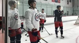 Bower received a minor and misconduct for instigating a fight; In His Second Time Around Pierre Luc Dubois Is Ready To Break Into The Blue Jackets Lineup 1st Ohio Battery