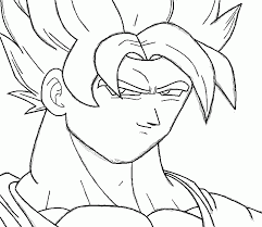How to draw gogeta from dragon ball z in easy steps tutorial. Dragon Ball Z Drawing Pictures Coloring Home