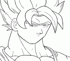 How to draw goku easy, step by step. Dragon Ball Z Drawing Pictures Coloring Home