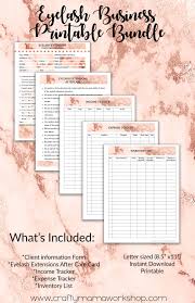 Eyelash Extensions Lash Business Kit After Care Client Information Inventory Expenses Income Pdf Professional Forms Digital Eyelash Extensions Lash Extensions Eyelashes