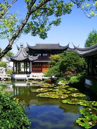 Asia Asian Beautiful Blue Chinese Chinese Garden Asian Garden Chinese Architecture
