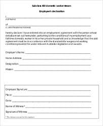 Along with the declaration, the statement also includes the writer's name and the date. Self Declaration Form Google Search Good Resume Examples Declaration Employee Evaluation Form