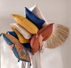 Prix bas et tendances toute l'année ! Housses De Coussin En Lin La Redoute Interieurs