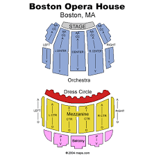 Extraordinary Citizens Bank Opera House Seating Chart Boston
