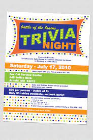The light and dark orange background with light bulb graphic will provide an eye catching setting for your trivia night information. 10 Quiz Nights Ideas Trivia Night Quiz Trivia Night Flyer