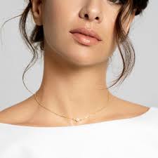 Collier mariée solitaire perle, Camille, Collier mariée perle solitaire,  Bijoux perle, Collier mariée simple, Collier mariée rose gold,