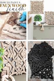 And here are the steps. How To Paint A Faux Wood Finish Salvaged Inspirations