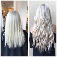 Great savings & free delivery / collection on many items. Hairbybriananicole Before After Tape In Hair Extensions And Pure Platinum Platinum Hair Platin Blonde Frisuren Haar Styling Haarverlangerungspflege