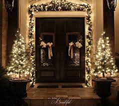 All Things Beautiful Christmas Porch Garland Front Door Christmas Decorations Outdoor Christmas Decorations Christmas Lights