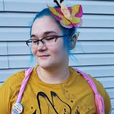 Rosy Maple Moth Hair Clip