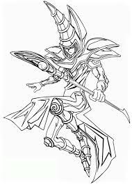 15 yu gi oh printable coloring pages for kids. The Dark Magician From Yu Gi Oh Coloring Page Netart Monster Coloring Pages Monster Cards Yugioh Monsters