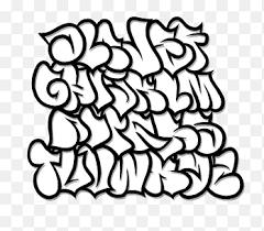 Something to do 748 3 something to do draw hair draw eyes nose and mouth draw body did you make this project? Graffiti Letter Alphabet Drawing Art Abc Block Font White Text Png Pngegg