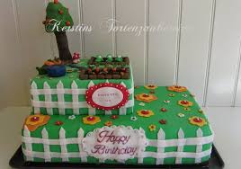 Gartentorte Zum Geburtstag Eierlikorkuchen Torten Fondant Torten