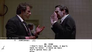 2 Reservoir Dogs Pink S Escape Script To Screen Reservoir Dogs Tv Quotes Dogs