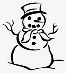 Draw a narrow horizontal rectangle crossing the top of the circle. Drawing Snowman Easy Snowman Clip Art Black And White Png Image Transparent Png Free Download On Seekpng