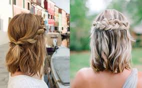 Capelli mossi da un lato; Pettinature Capelli Medi Con Trecce E Onde Morbide Vogue Italia