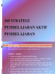 Maybe you would like to learn more about one of these? 160 Strategi Pembelajaran 1