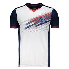 Sempre fui um apaixonado por futebol! Camisa Psg Estampada Branca Futfanatics