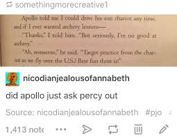 Bi Apollo Is Real Guys Trials Of Apollo Excerpt Percy Jackson Percy Jackson Books Percy Jackson Memes