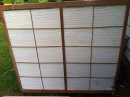 We have many designs from which to choose from traditional to contemporary or create your own custom design! Homemade Outdoor Shoji Screen To Hide The Ac Condenser Unit The Wood Is Cedar The Screen Is Get This Junked Roll Diy Blinds Modern Blinds Outdoor Blinds