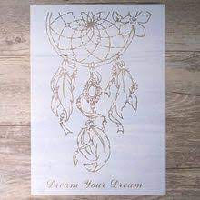 a4 a3 a2 bricolage artisanat stratification dreamcatcher pochoir pour peinture murale scrapbooking estampage album deco mur au coloriage aligator