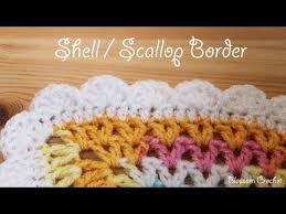 Easiest Crochet Border Ever Simple Frills Youtube Crochet Border Patterns Crochet Edging Patterns Crochet Edging
