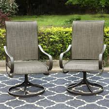 Spend more quality time enjoying the company of friends and family on outdoor dining chairs. Buy Phi Villa Outdoor Dining Set For 4 5 Pcs Patio Dining Table Chair Set Clearance With 4 Swivel Dining Chairs 1 Square 37x 37 Umbrella Dining Table 1 57 Hole For