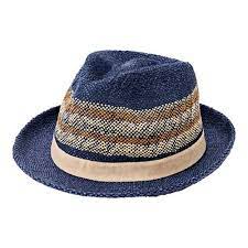 Children S San Diego Hat Company Paper Stripe Fedora Pbk6579 Navy Hats San Diego Hat Company Fedora Company Paper