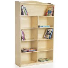Bush business furniture 30h 2 shelf bookcase in hansen cherry. Guidecraft School Supply Kids 9 Shelf Wood Bookcase In Natural G97014