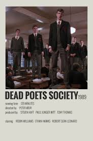 Dead Poets Society In 2020 Film Posters Minimalist Iconic Movie Posters Film Posters Vintage