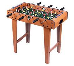 Homeware Giant 27 Wood Foosball Table With Legs Qvc Com In 2020 Foosball Table Soccer Table Foosball