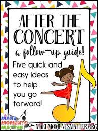 Five Easy Ideas To Help You Regroup And Plan After A Concert Teaching Music Elementary Music Classroom Music Lesson Plans