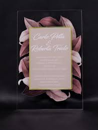 Scegli popthequestion.it le partecipazioni matrimonio più amate d'italia. Partecipazioni In Plexiglas Personalizzate Grafica Invito Su Foglie Regplex Eventi Wedding Cerimonie Matrimonio Feste Marineo Palermo