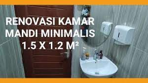 Ingin desain kamar mandi terbaik idaman anda sendiri, nyaman dan sederhana. Renovasi Kamar Mandi Minimalis Ukuran 1 5 X 1 2 Meter Bathroom Makeover Youtube