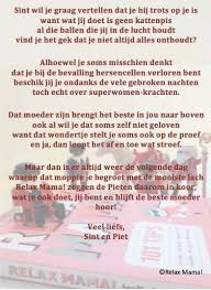 Sinterklaasgedicht Voor Moeders Sinterklaas Gedichten Luierboeket