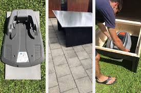 Wetterfeste Garage Fur Den Roboter Rasenmaher Do It Garden Blog Garage Mahroboter Rasenroboter Garage Rasenmaher Roboter Garage
