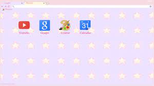 Purple Pixel Star Theme Chrome Theme Themebeta Theme Cute Themes Chrome