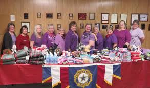 Legion Aux. collects items during youth month