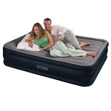 Intex excursion 5 set schlauchboot 06941057463254. Intex Luftbett Deluxe Queen 230v Pumpe Gastebett 203x152x42cm Luftmatratze Luft Gastebetten Freizeit Store