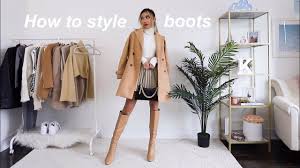 From a long camel coat like the overcoat to shorter camel coats like the duffel, here is everything you need how the camel coat became a menswear icon. How To Style Boots For Fall 2020 Knee High Thigh High Boots Outfit Ideas Youtube
