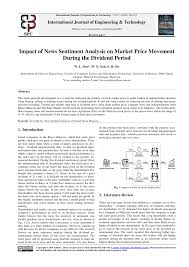 This page provides forecast and historical data, charts, statistics, news and updates for the egyptian exchange was formerly known as the cairo and alexandria stock exchange (case). Pdf Impact Of News Sentiment Analysis On Market Price Movement During The Dividend Period